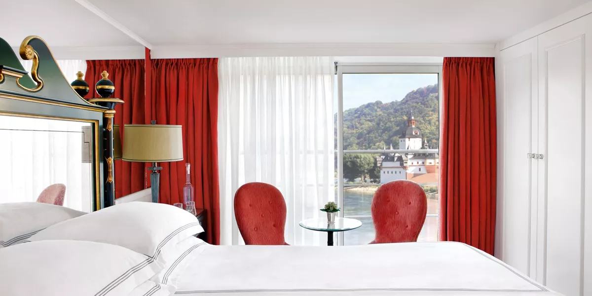 French Balcony room aboard Trafalgar Reverie