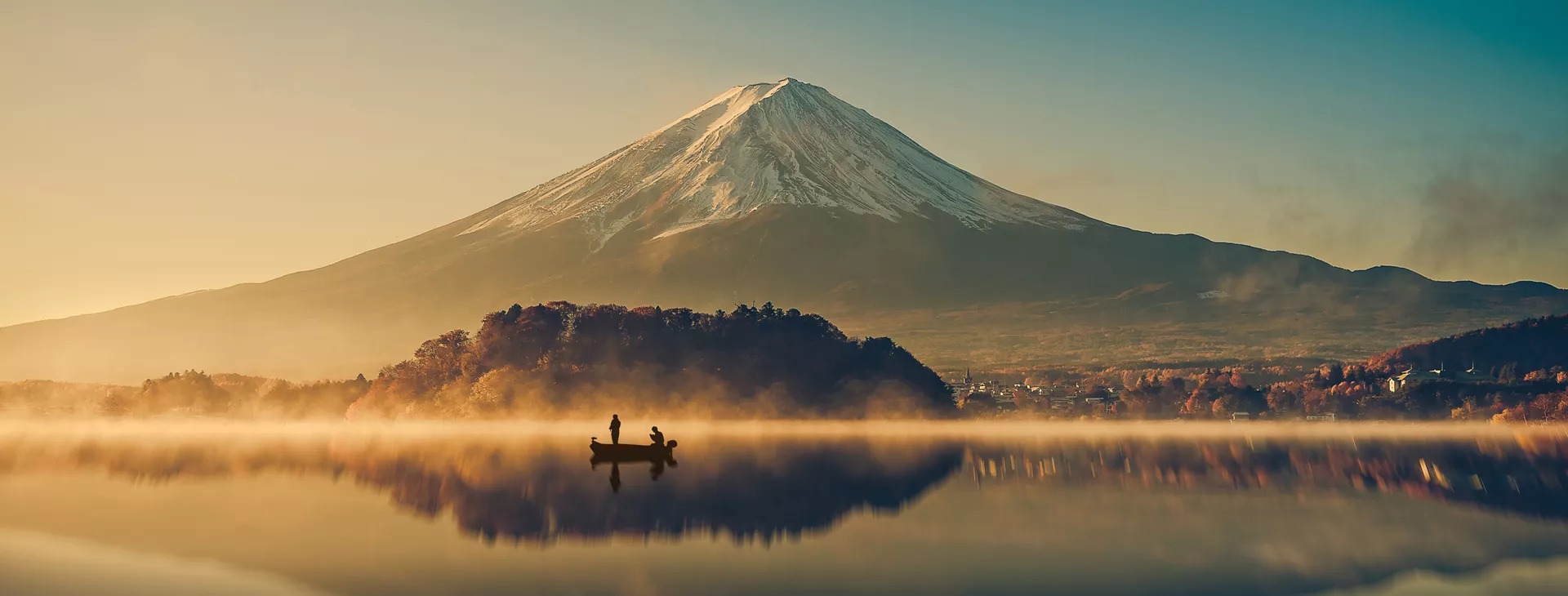 Majestic view of Mountain Fuji in Japan