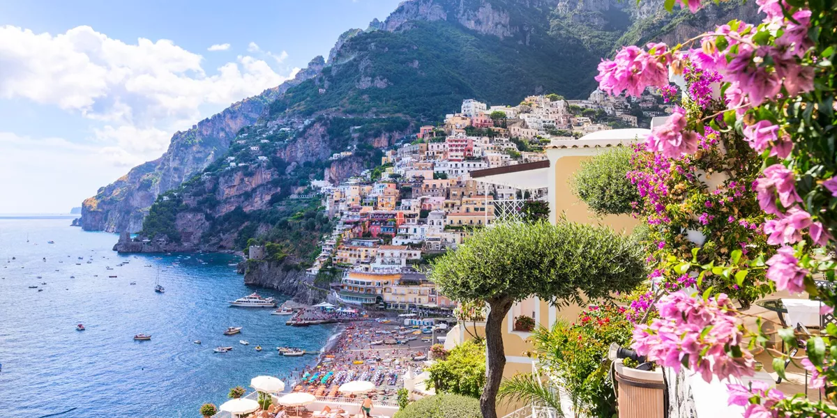 Positano On Amalfi Coast, Italy