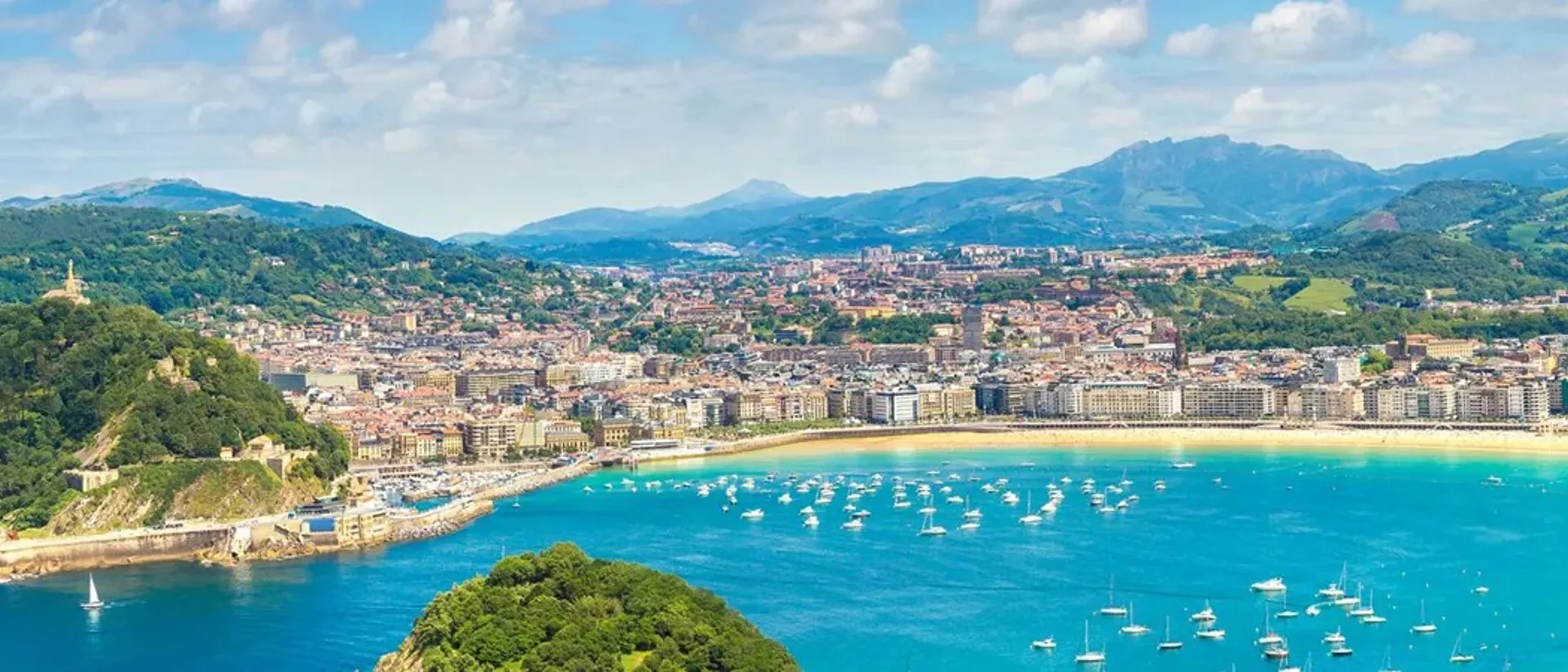 Panoramic View Of San Sebastian