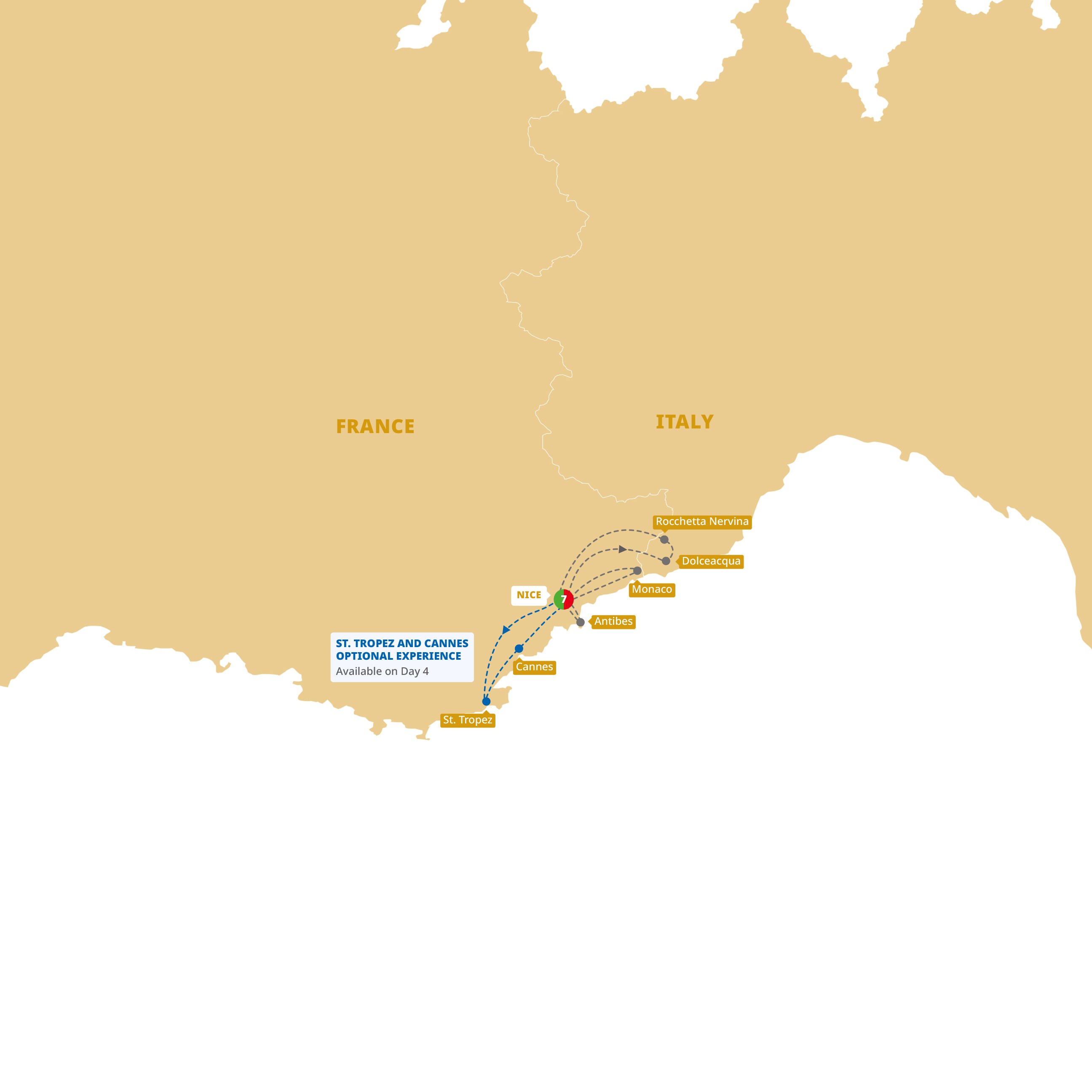 Riviera Explorer Tour 2025 Flexible Bookings Trafalgar US