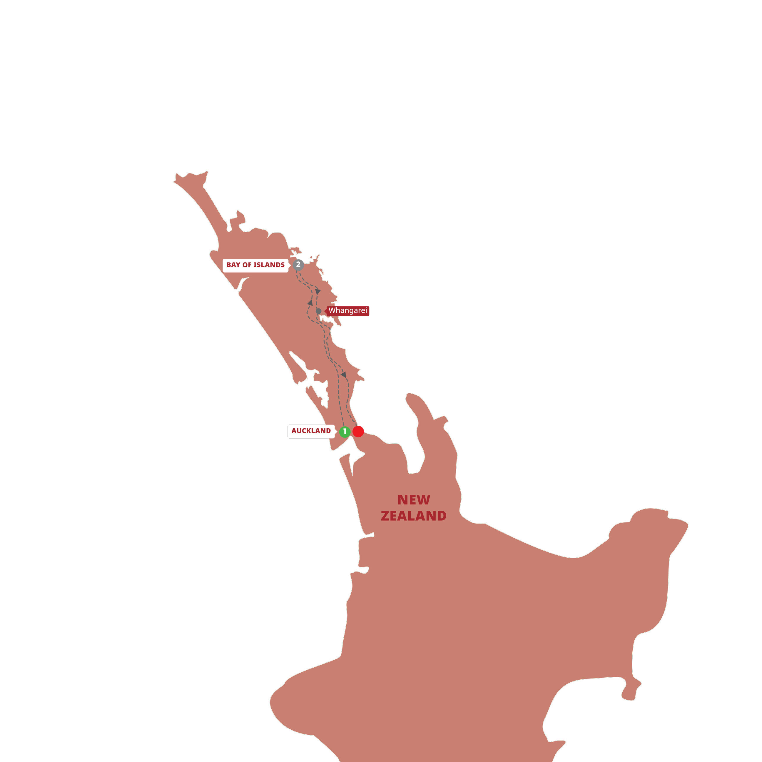 Jewels Bay Guided Tour Map 2025