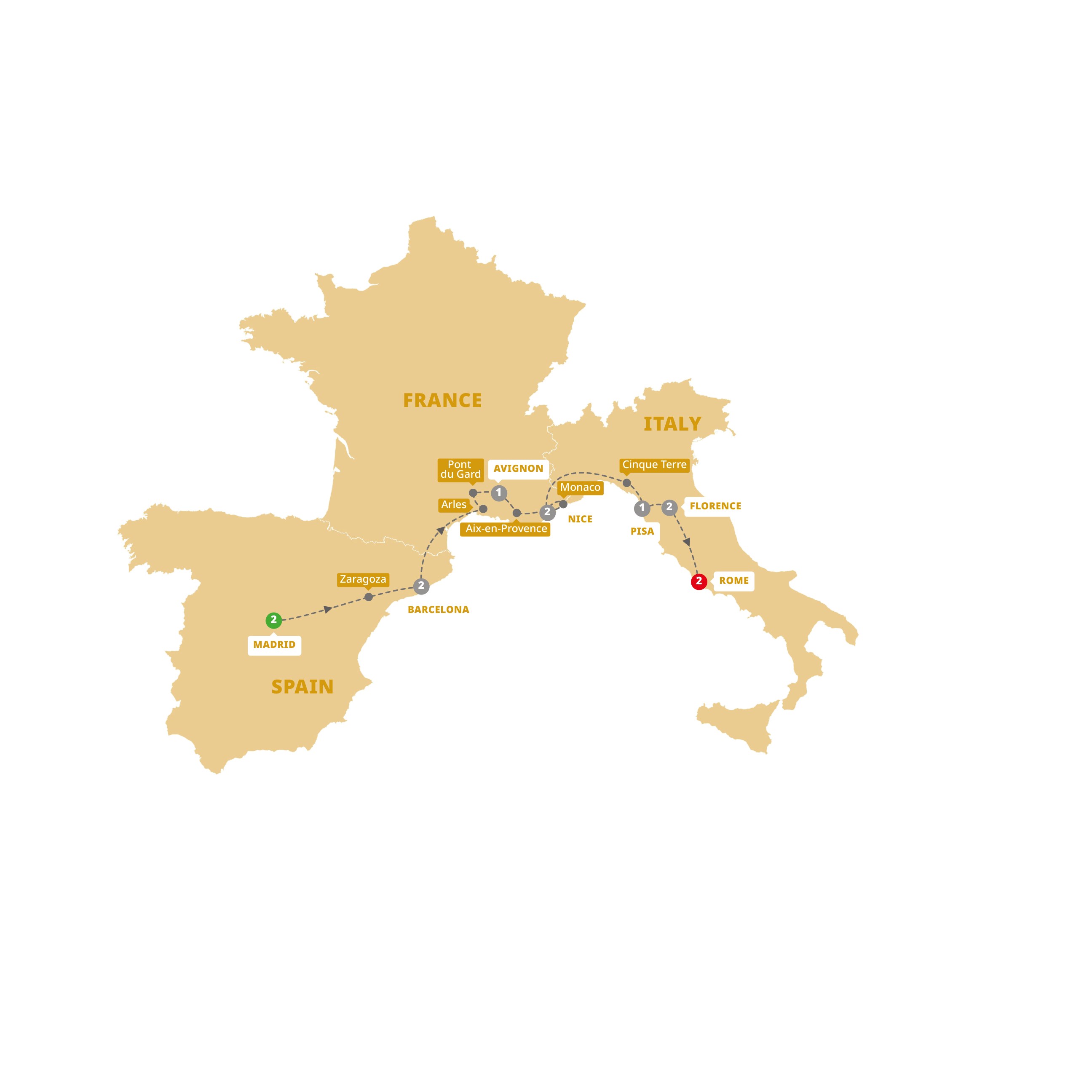 Mediterranean Highlights Tour 2025 Trafalgar US