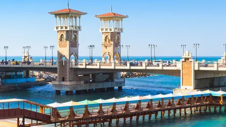 Stanley Bridge in Alexandria, Egypt