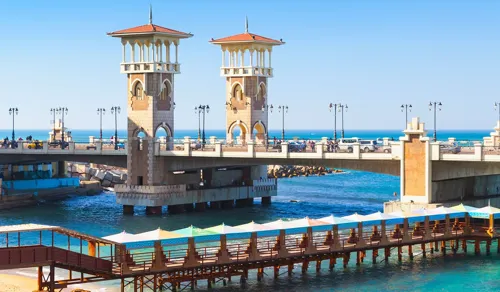 Stanley Bridge in Alexandria, Egypt