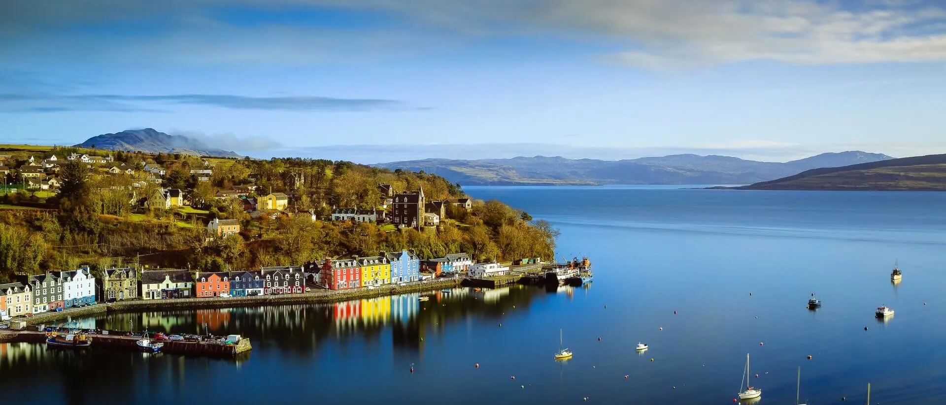 View of Isle of Mull in Scotland