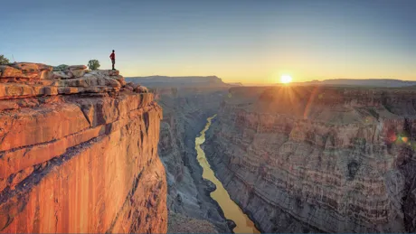 Scenic view of Grand Canyon in USA