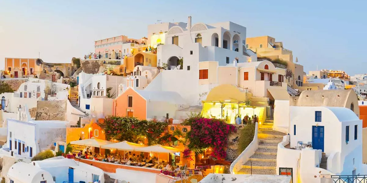 Santorini landscape, Greece