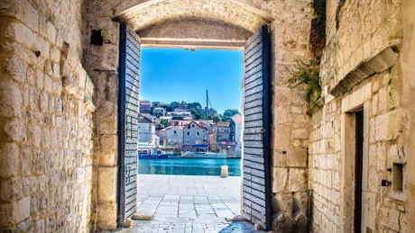 City Gate in Trogir, Croatia