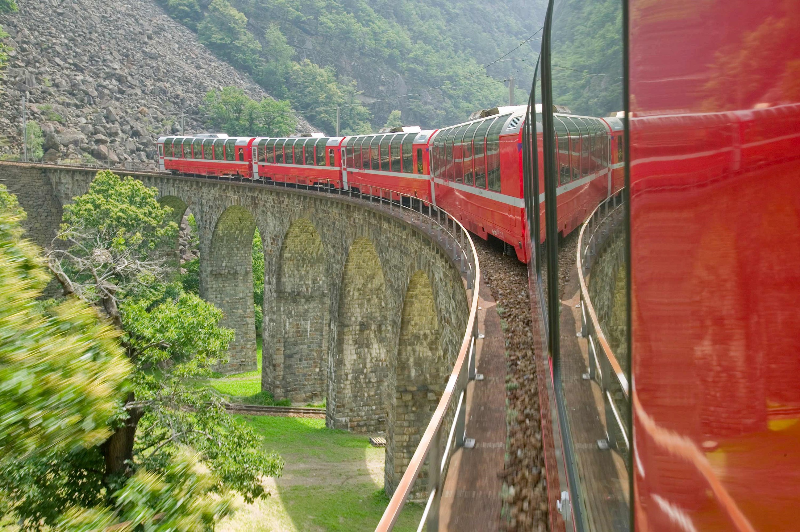 The Bernina Express Train, Switzerland