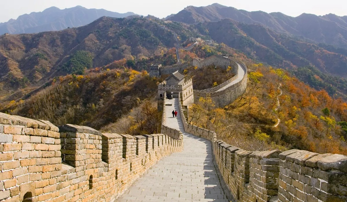 View of Great Wall of China