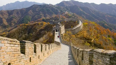 View of Great Wall of China