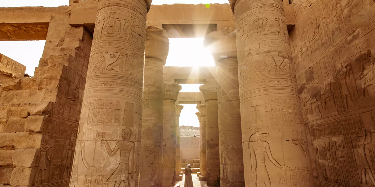 Columns of an ancient building
