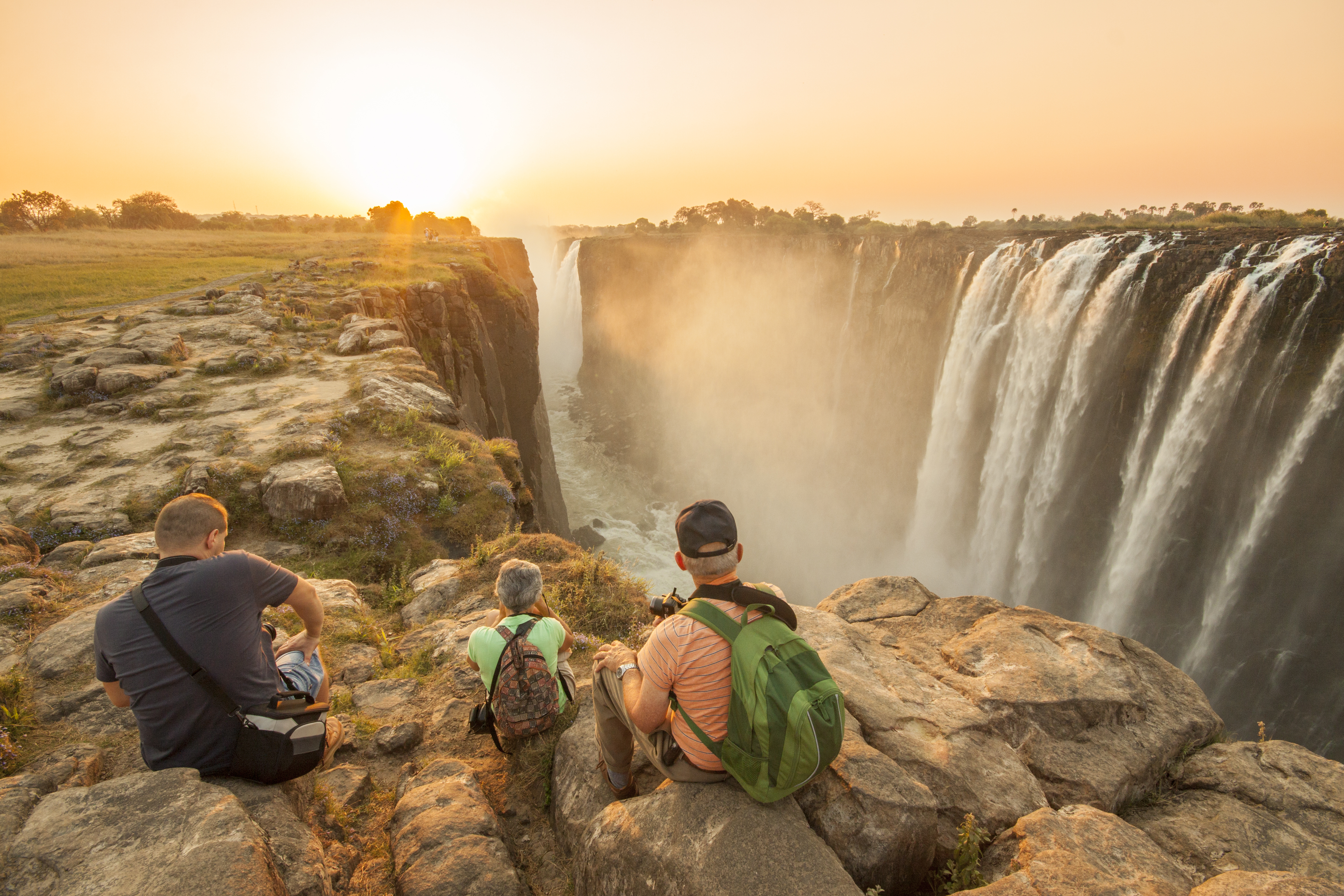 Sunset At Victoria Falls 545179909