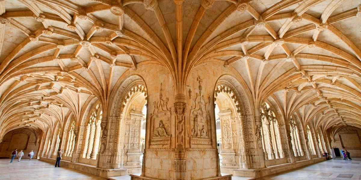 Jeronimos Monastery at Belem in Lisbon, Portugal