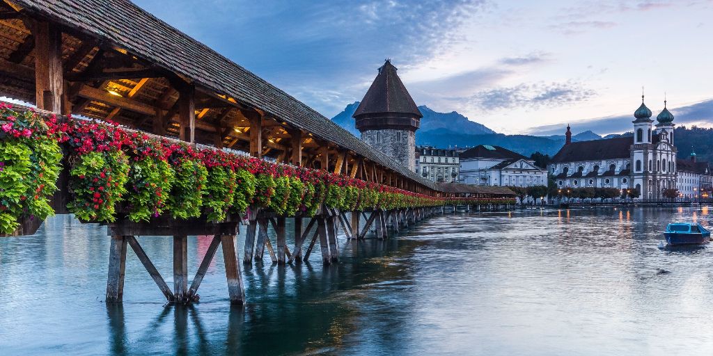Chapel Bridge In Lucerne