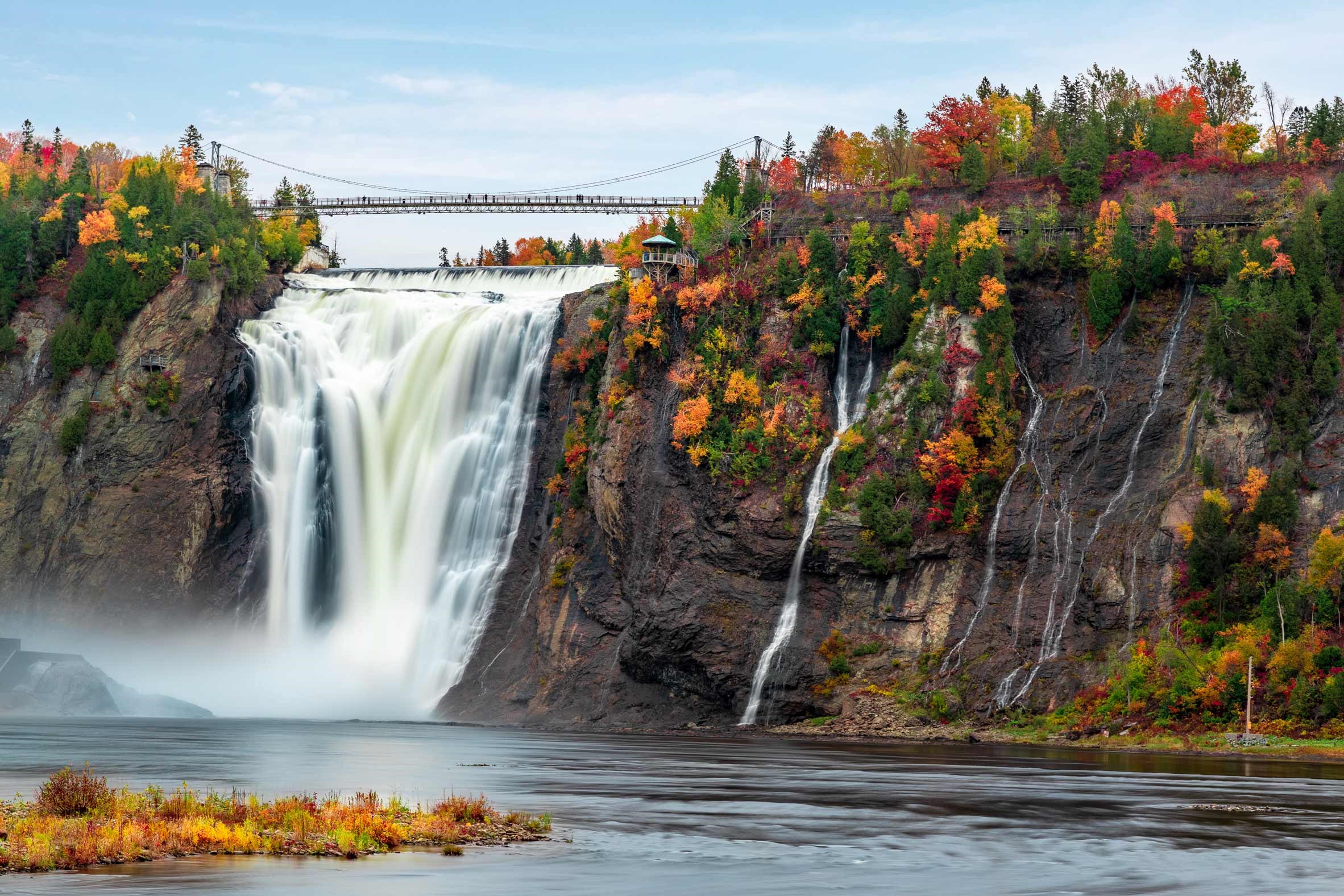 Enjoy dinner in Ile D' Orleans and see Montmorency Falls, Canada