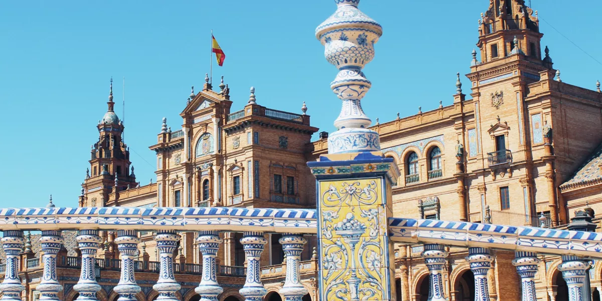 Beautiful historic palace in Seville