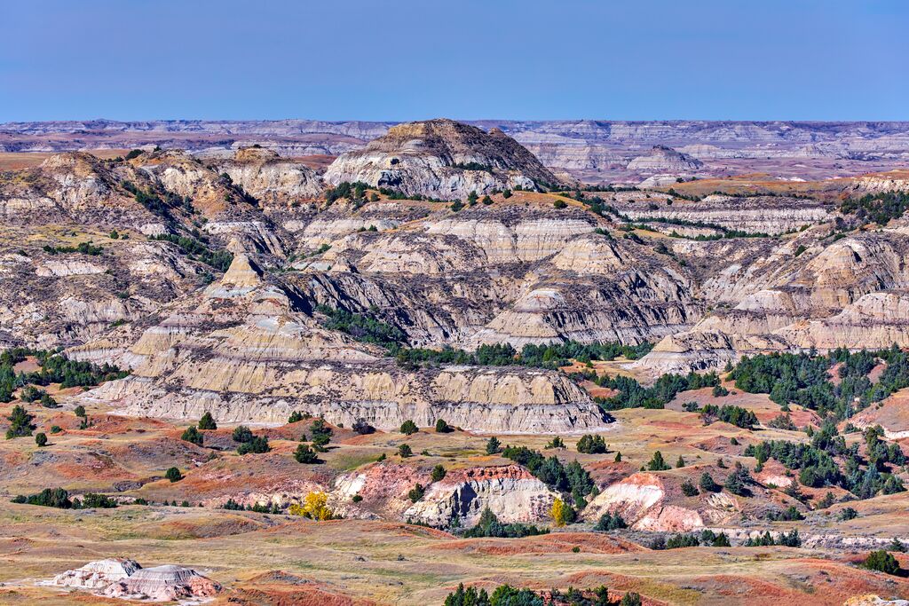 Theodore Roosevelt National Park in North Dakota, USA