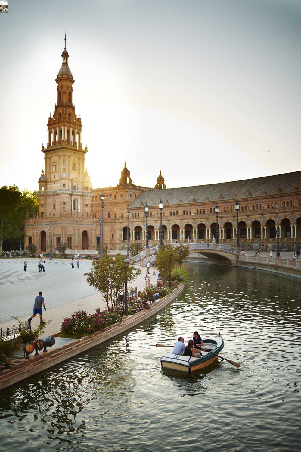 Plaza De Espana in Spain, Seville