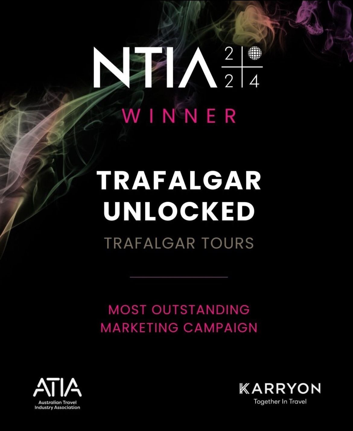 Trafalgar Top Awards National Travel Industry Awards