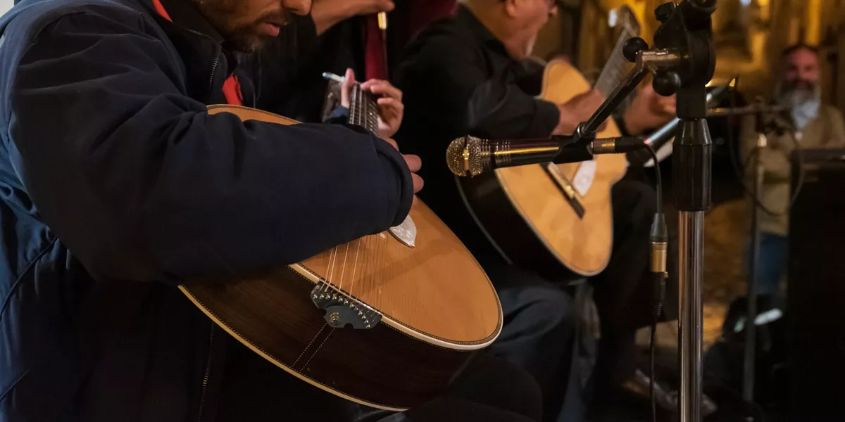 Fado Performers during a recital in Lisbon, Portugal