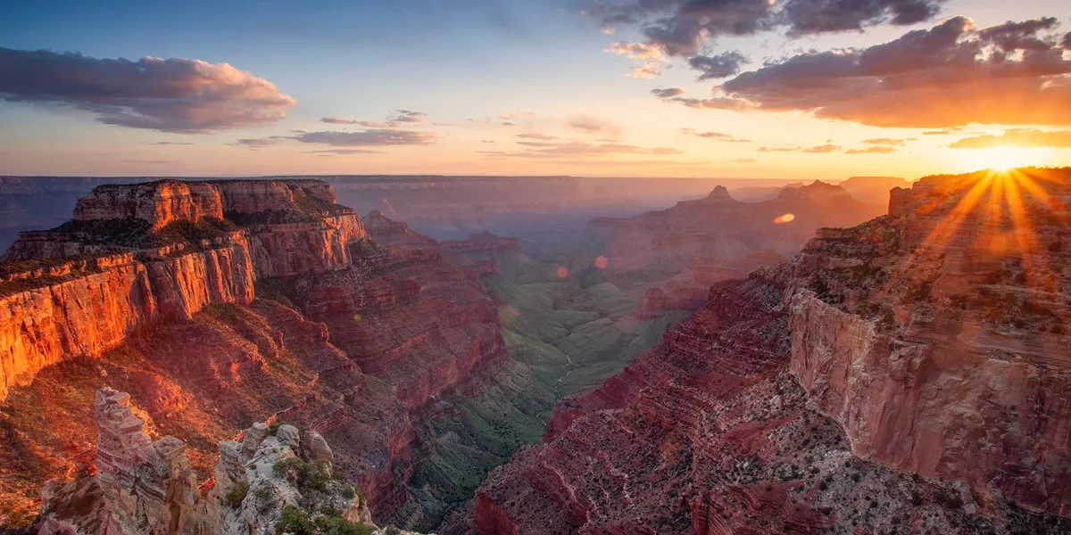 Grand Canyon by sunset, USA