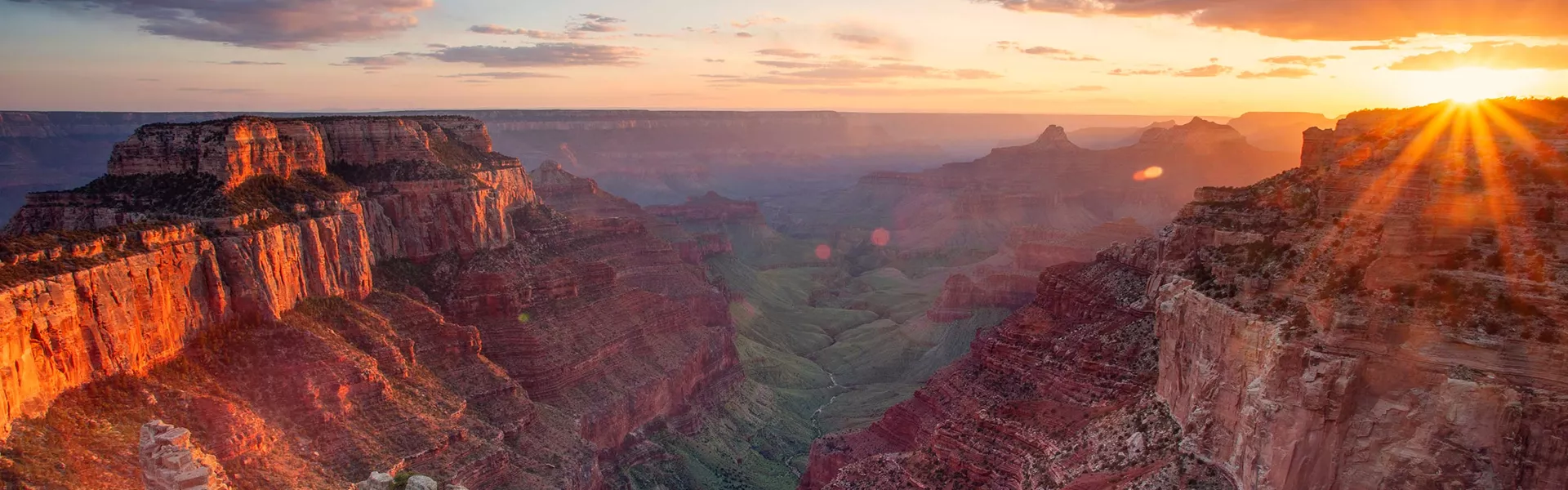 Grand Canyon by sunset, USA
