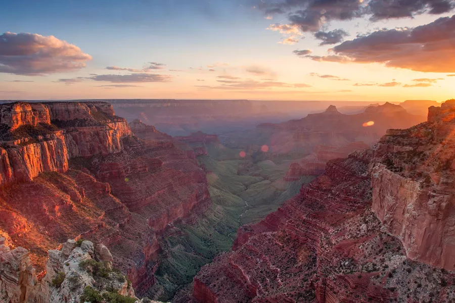 Grand Canyon by sunset, USA