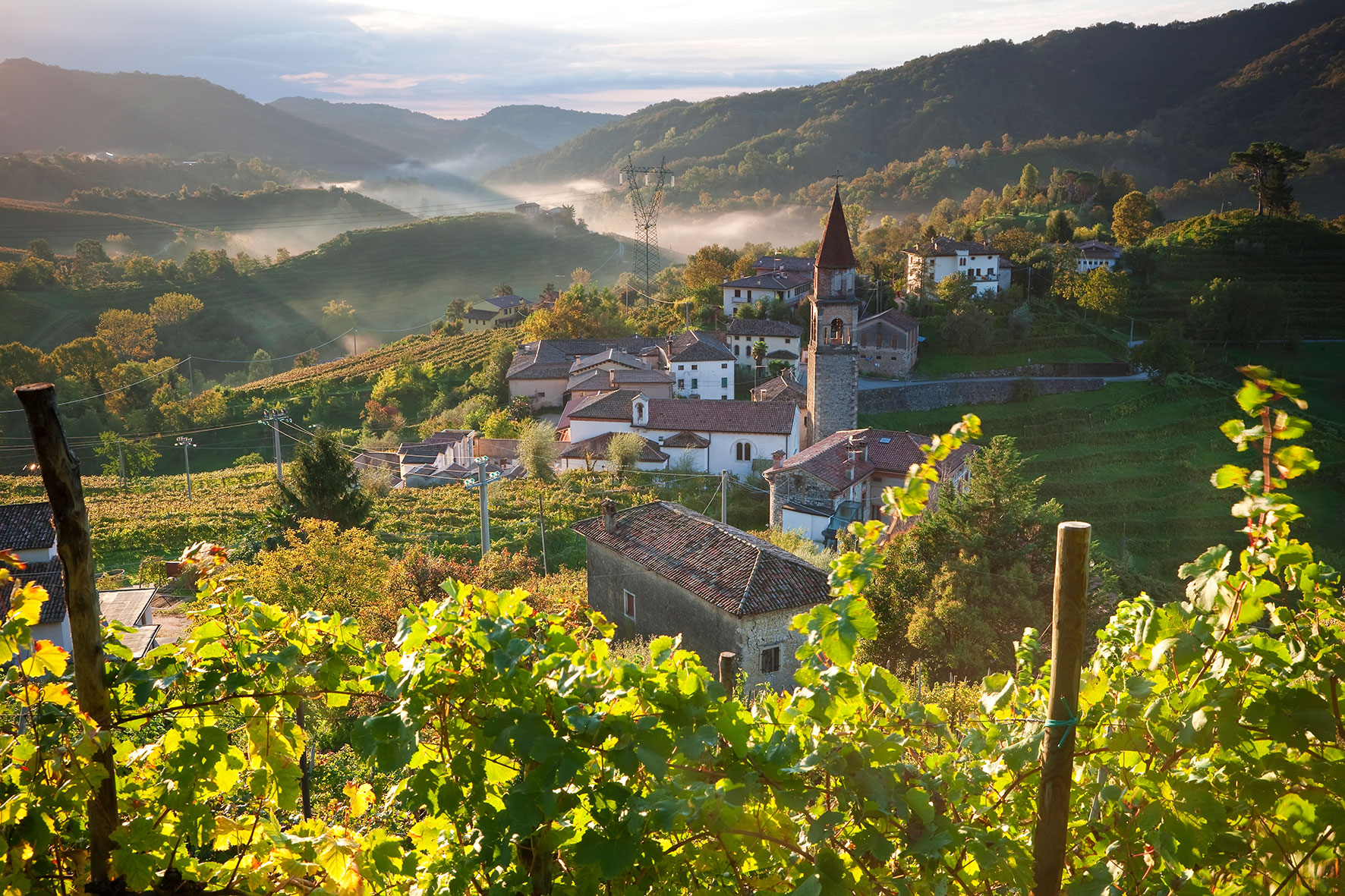 Dinner in the Mountains, Veneto, Italy