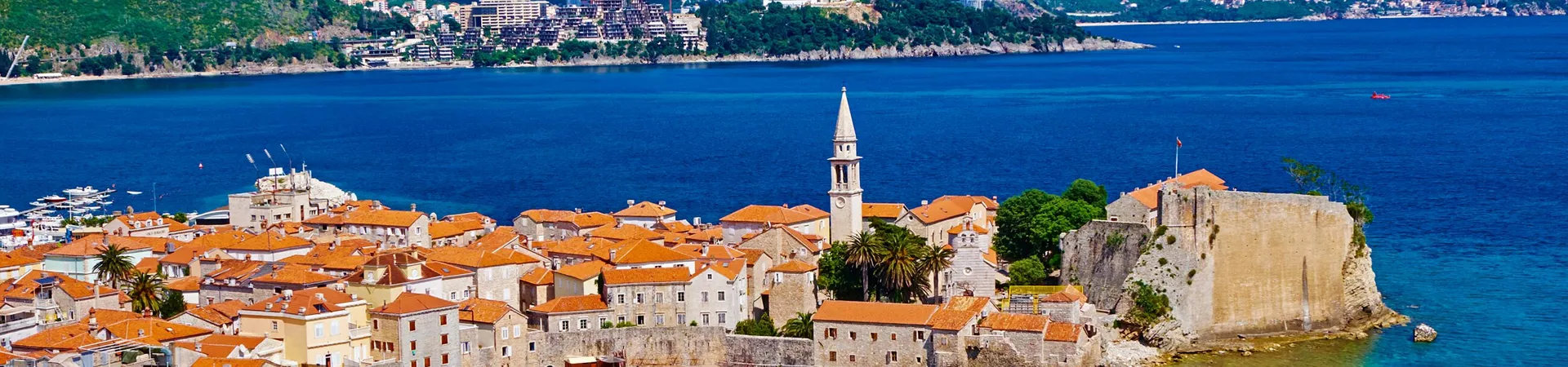 Montenegro, old town of Budva