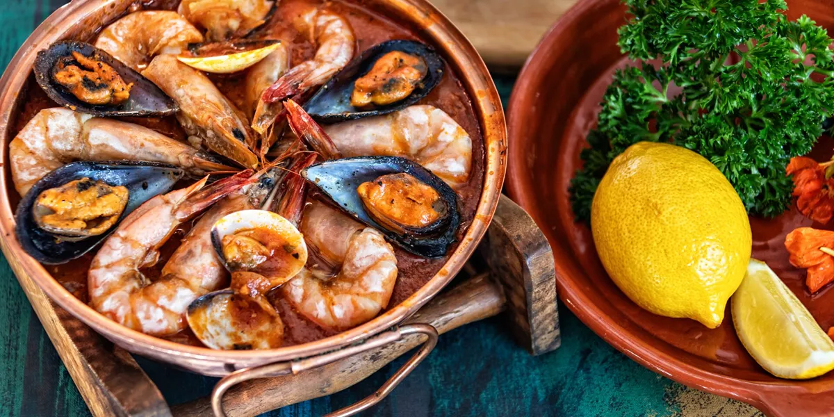 Sea food in Portugal