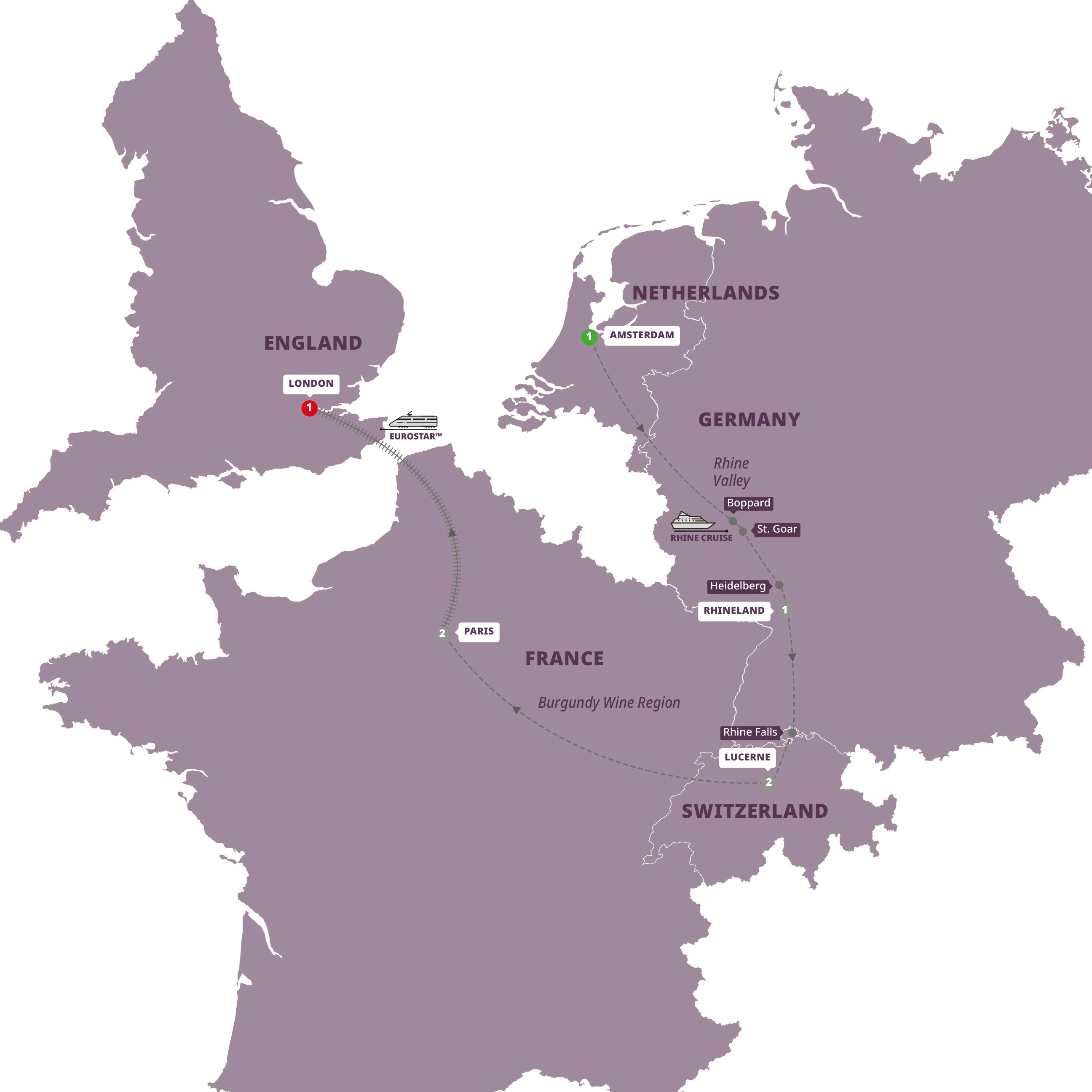 Guided Tours Of Europe 2025 Petra Danyelle