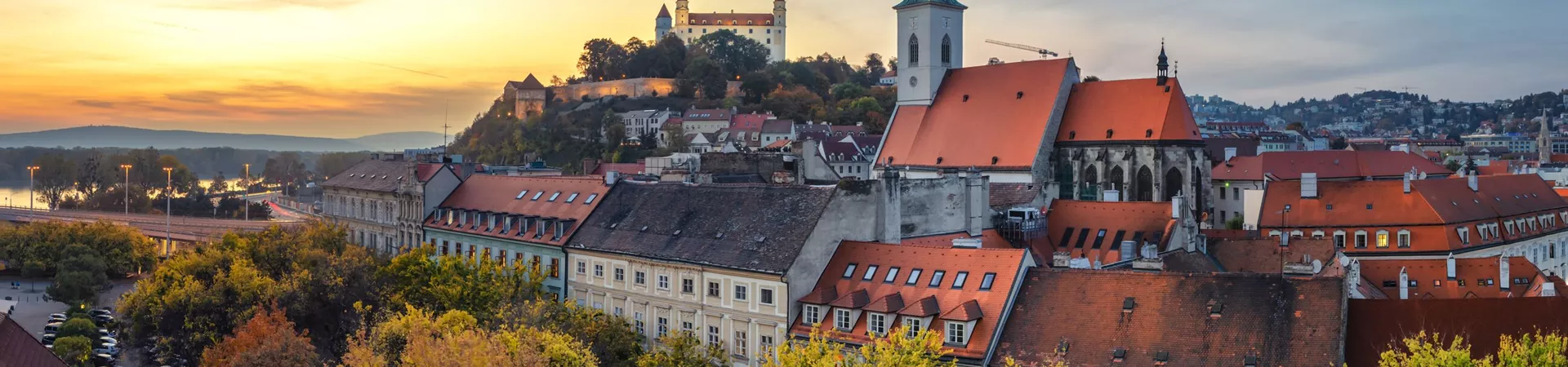 Bratislava Castle And Old Town District