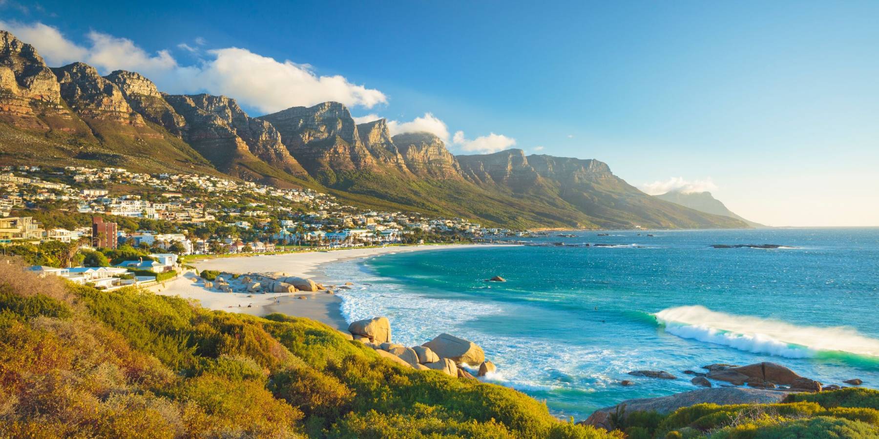 Twelve Apostles Mountain in Camps Bay, Cape Town, South Africa