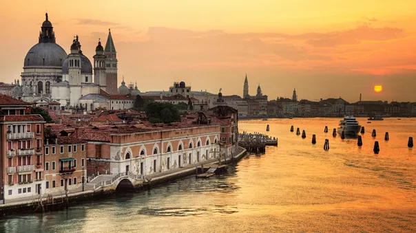 Sunrise View Of Venice, Veneto, Italy