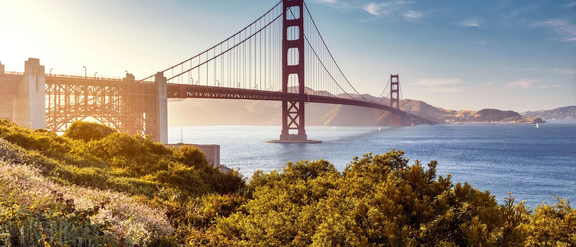 The Golden Gate Bridge in San Francisco, California