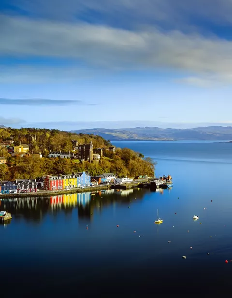 Large Tobermory View Isle Of Mull Scotland 615052794