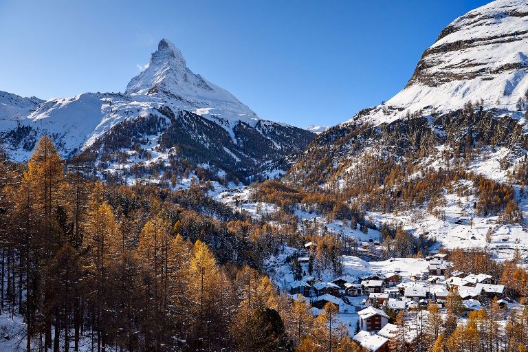 Matterhorn And Zermatt Switzerland