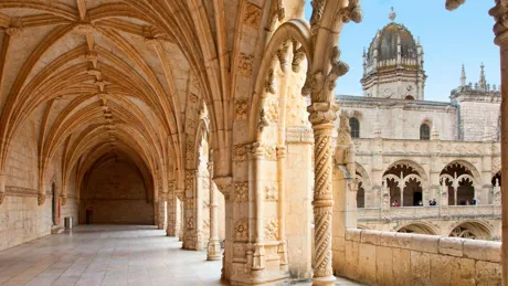 Jeronimos Monastery At Belem in Lisbon, Portugal