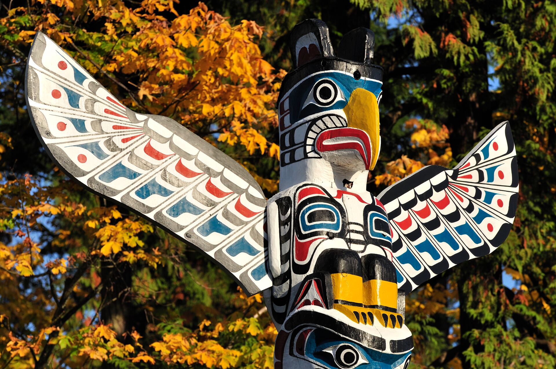 Large Closeup Of A Totem 480916038