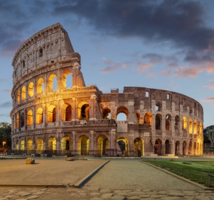 Colloseum at night, Italy