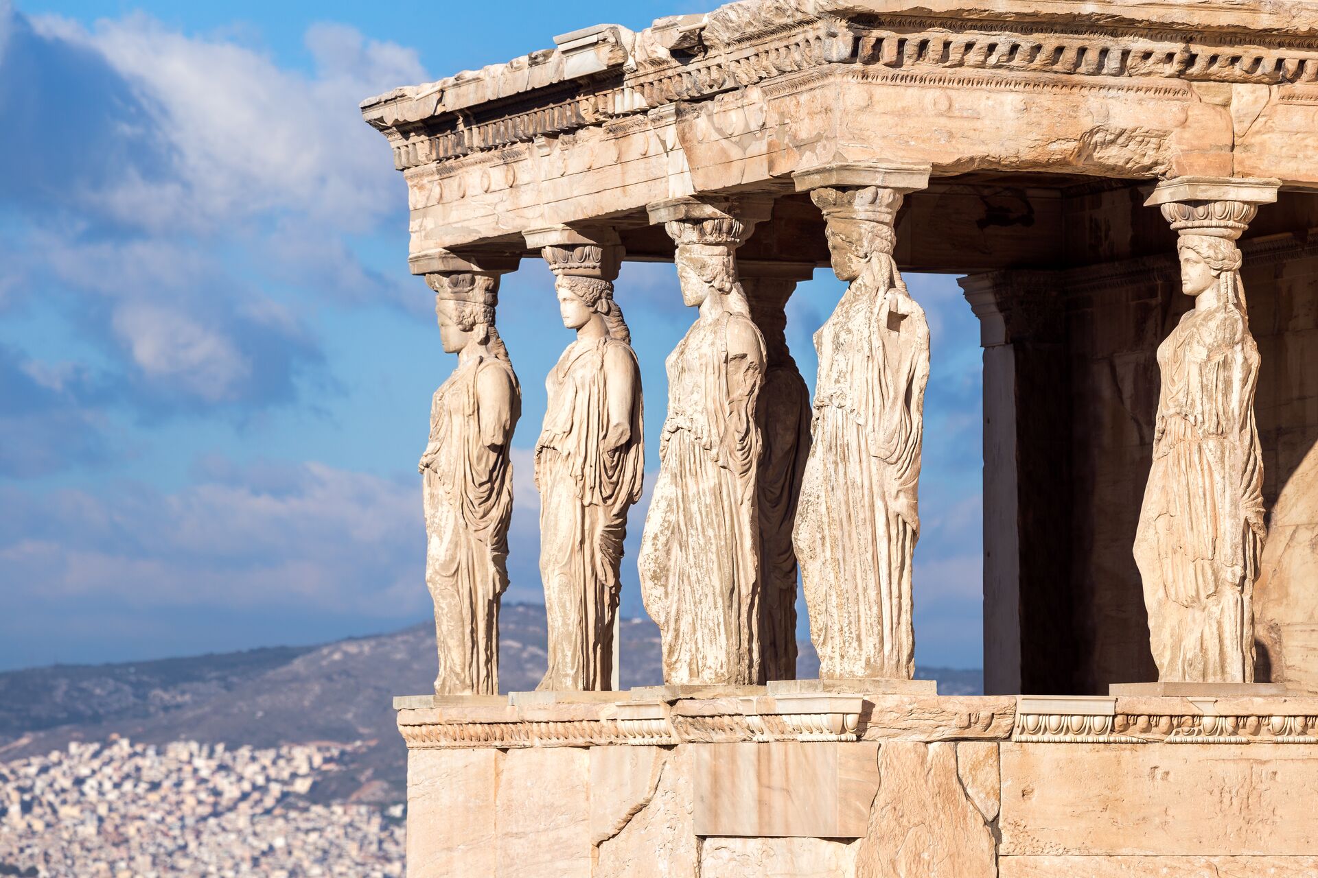 Detail on the Erechtheon, Temple of Athena 