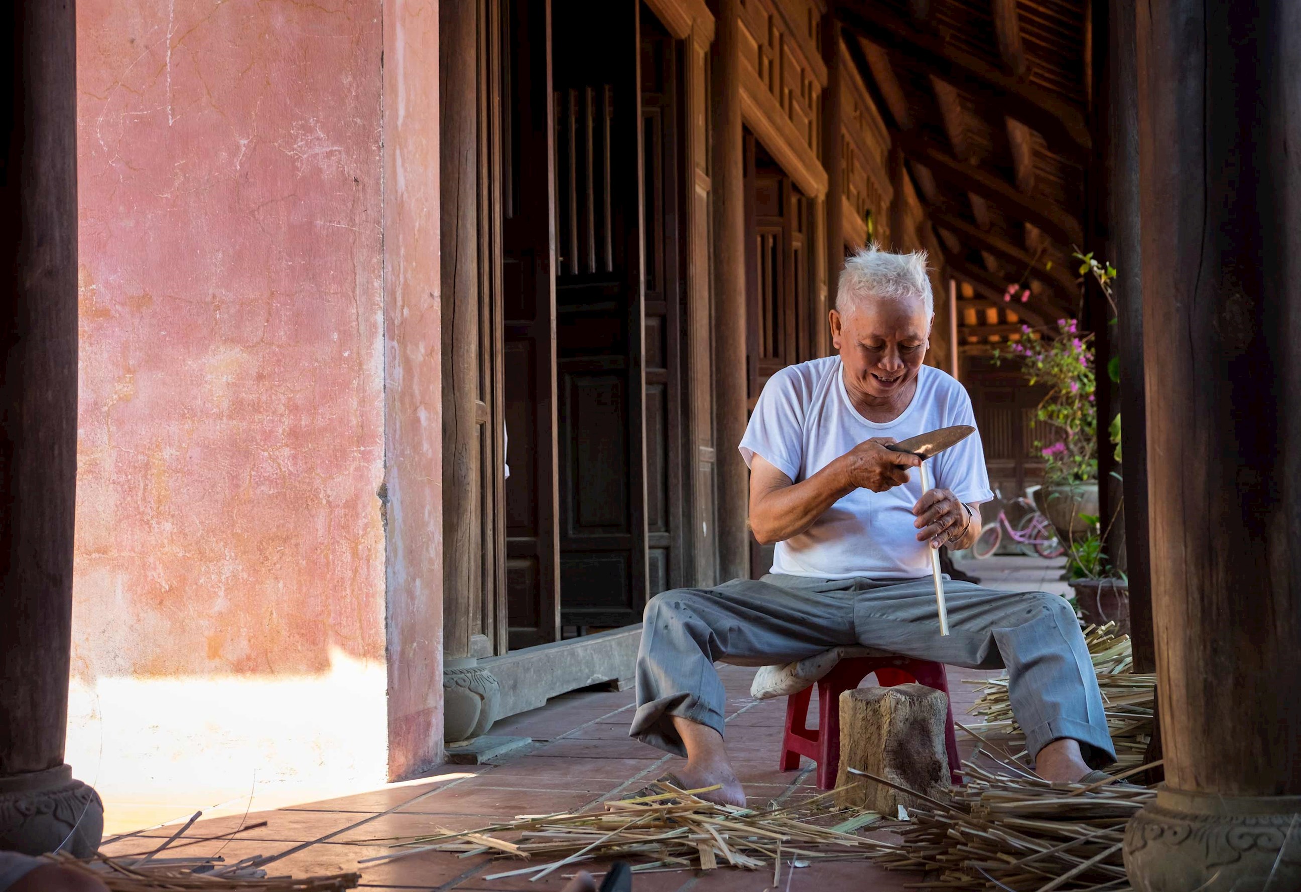 Lantern making or fishing life tour in Hoi An, Vietnam