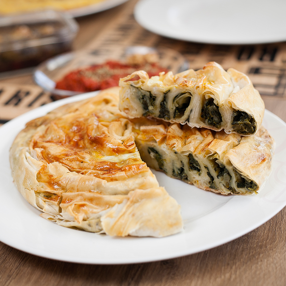 Bulgarian spinach and feta pie