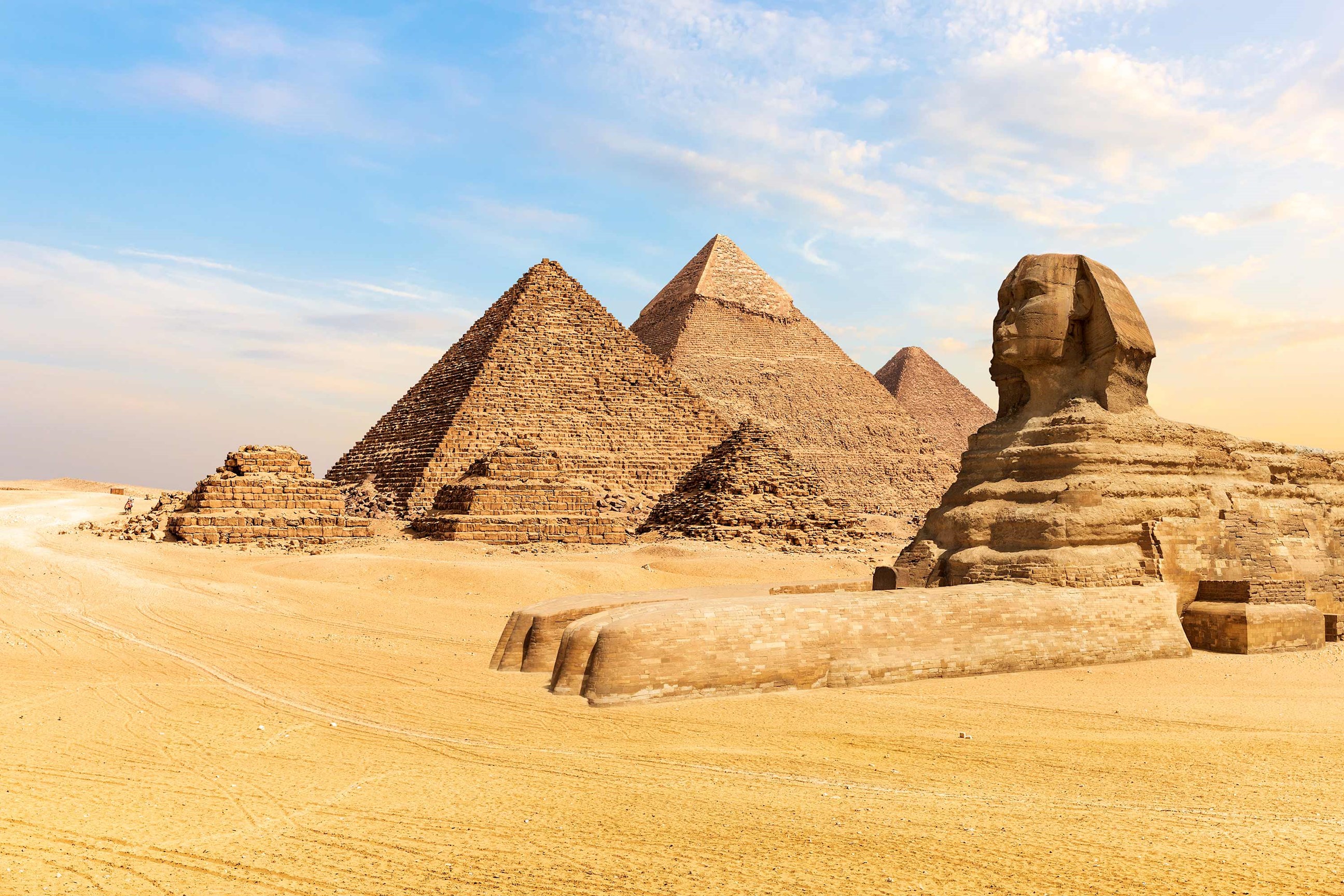 The Sphinx and the Pyramids of Egypt