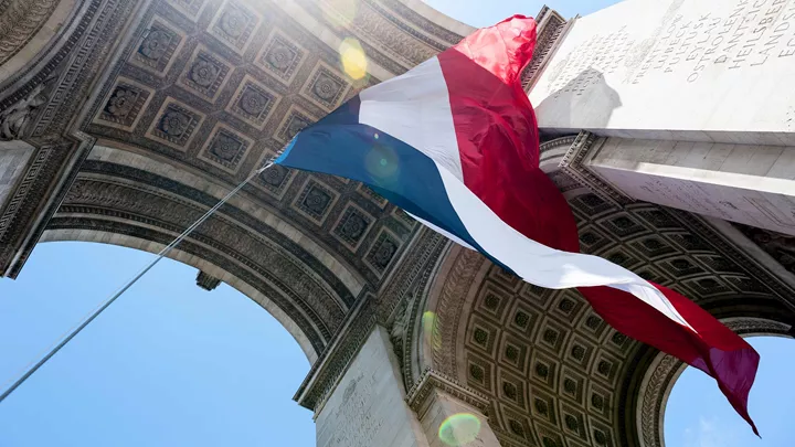 Arc De Triomphe in Paris, France