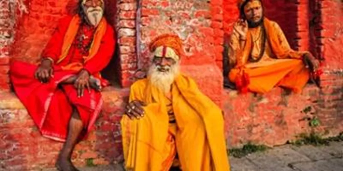 Sadhu people in India