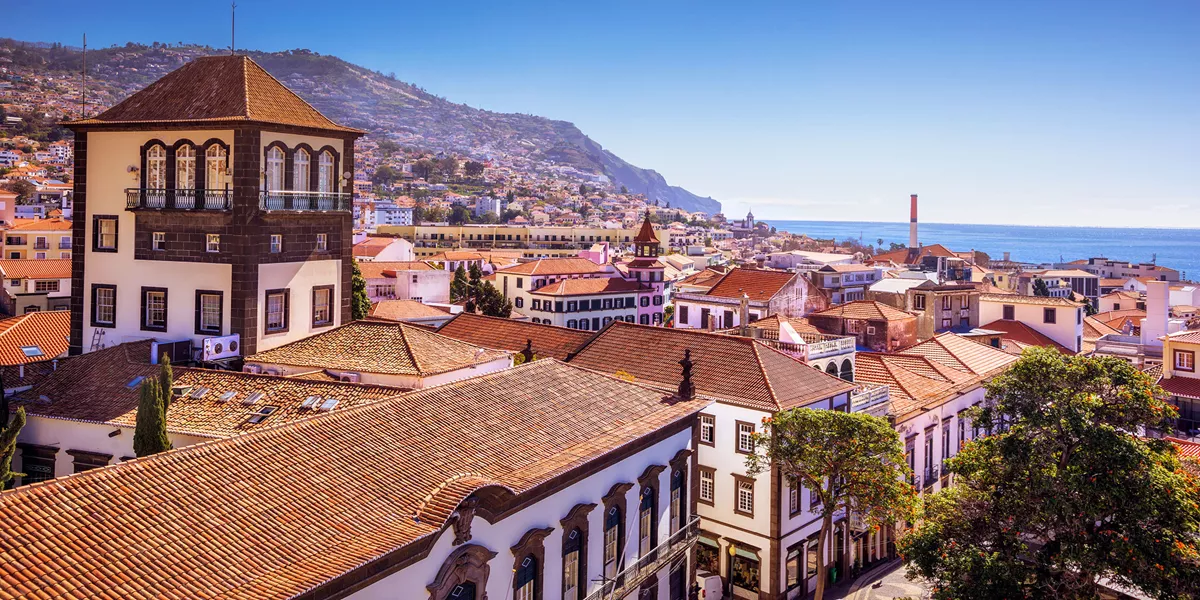 View over Funchal Downtown, Funchal, Madeira