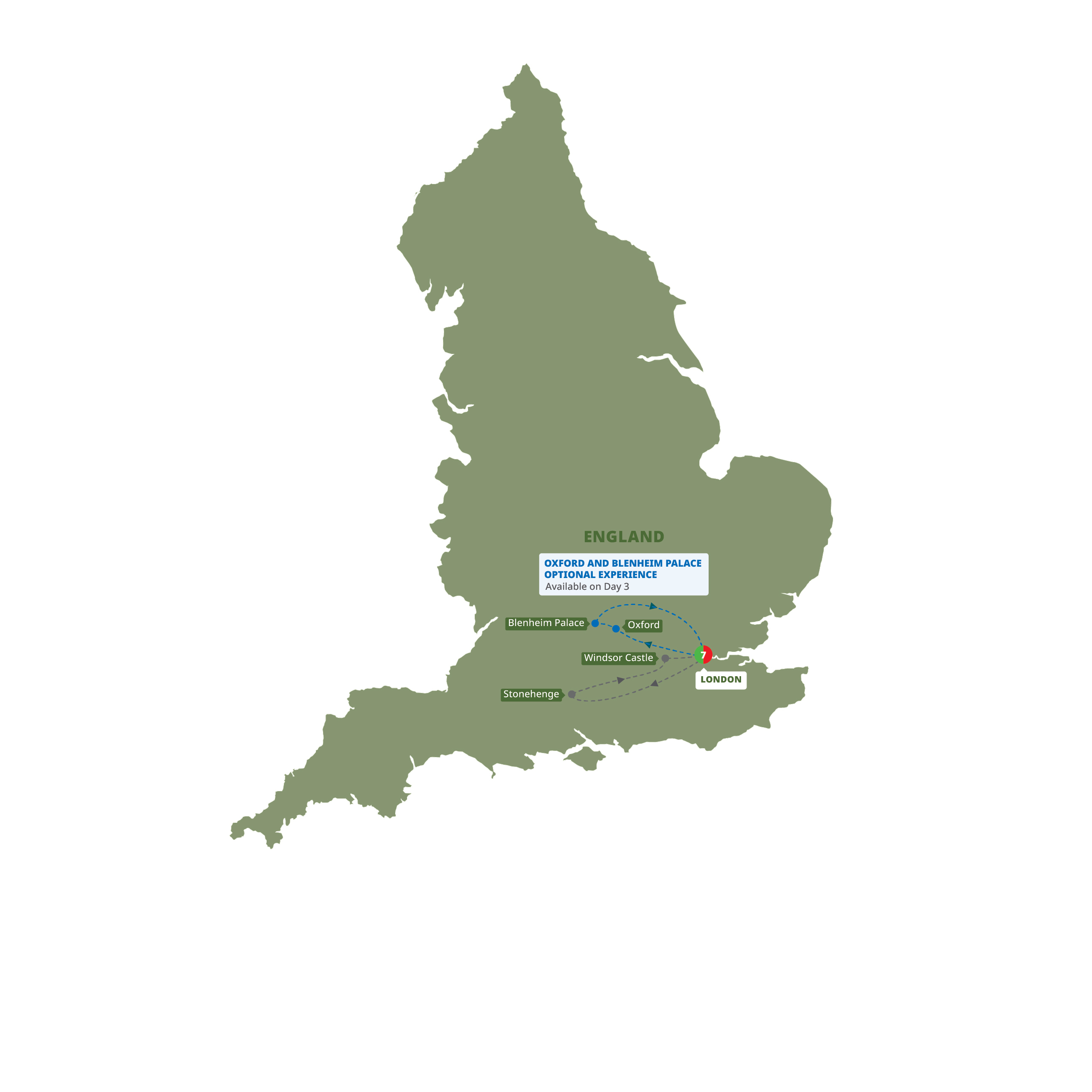 London Explorer Guided Tour Map 2026